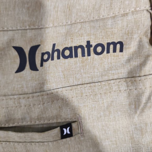 Hurley Phantom short tan men's size 36 - Picture 7 of 8